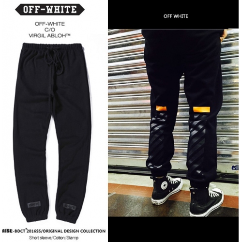 Off-White Pants For Men #421017 $38.00 USD, Wholesale Replica Off-White Pants