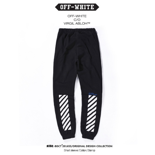 Replica Off-White Pants For Men #421019 $38.00 USD for Wholesale