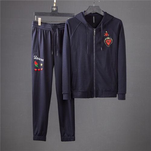 Dolce &amp; Gabbana D&amp;G Tracksuits Long Sleeved For Men #421385 $85.00 USD, Wholesale Replica Dolce &amp; Gabbana D&amp;G Tracksuits