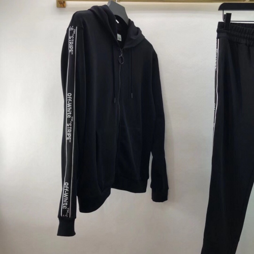 Replica Off-White Tracksuits Long Sleeved For Unisex #421458 $124.00 USD for Wholesale