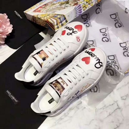 Replica Dolce&Gabbana D&G Shoes For Women #421464 $82.00 USD for Wholesale
