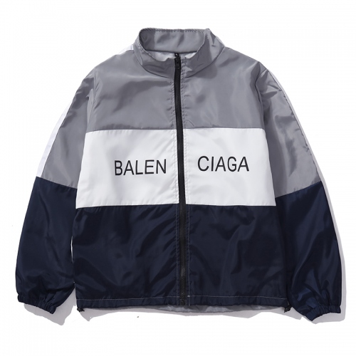 Balenciaga Windbreaker Long Sleeved For Men #421465 $82.00 USD, Wholesale Replica Balenciaga Coats &amp; Jackets