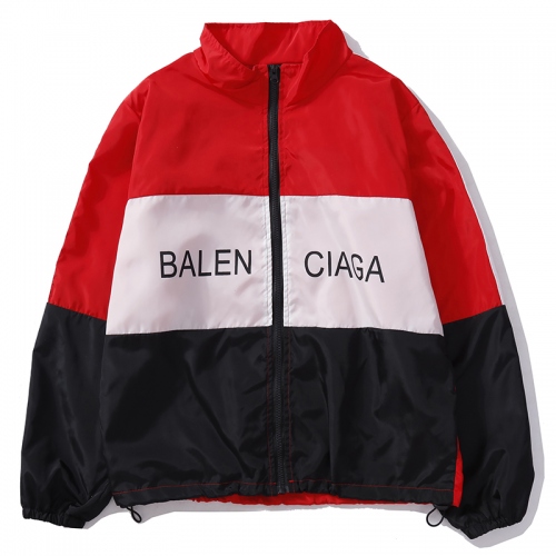 Balenciaga Windbreaker Long Sleeved For Men #421466 $82.00 USD, Wholesale Replica Balenciaga Coats &amp; Jackets