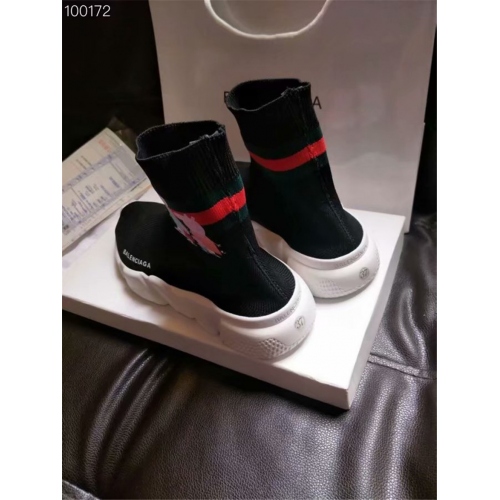 Replica Balenciaga High Tops Shoes For Kids #423460 $64.00 USD for Wholesale