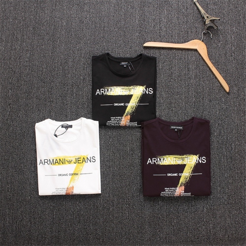 Replica Armani T-Shirts Long Sleeved For Men #425549 $36.80 USD for Wholesale