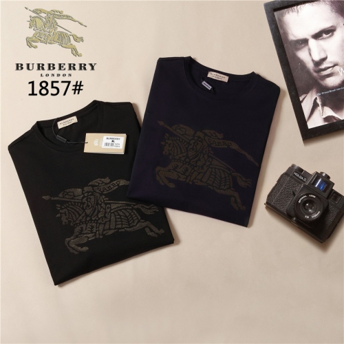 Replica Burberry T-Shirts Long Sleeved For Men #425643 $40.20 USD for Wholesale