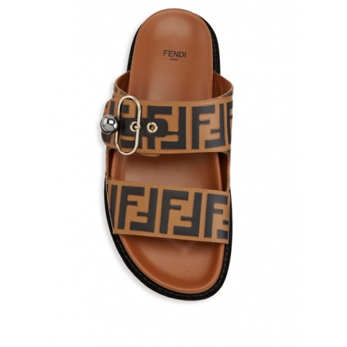 Fendi Slippers For Women #426671 $72.00 USD, Wholesale Replica Fendi Slippers