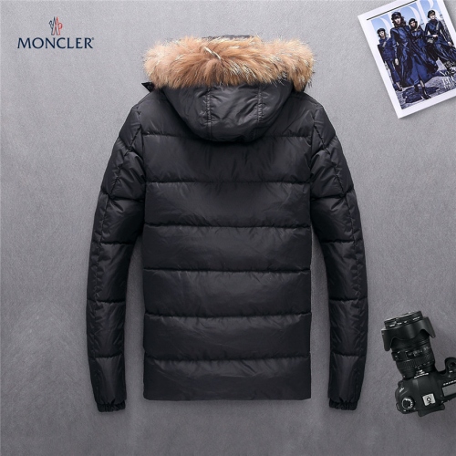 Replica Moncler Feather Coats Long Sleeved For Men #428446 $174.80 USD for Wholesale