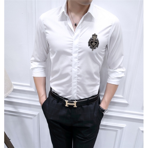 Dolce & Gabbana Shirts Long Sleeved For Men #428497