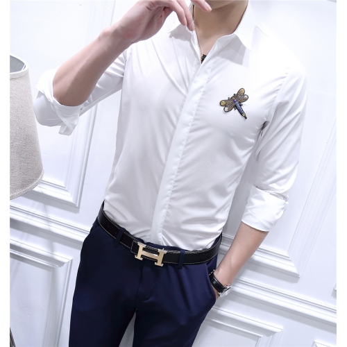 Dolce & Gabbana Shirts Long Sleeved For Men #428504