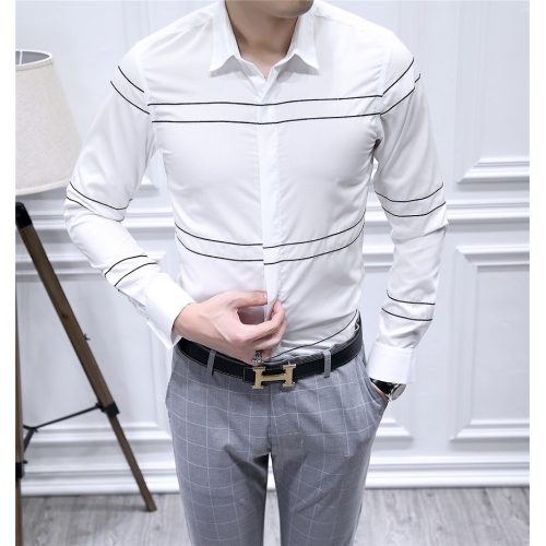 Replica Armani Shirts Long Sleeved For Men #428538 $86.50 USD for Wholesale