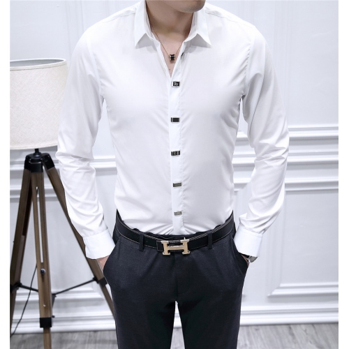 Armani Shirts Long Sleeved For Men #428542