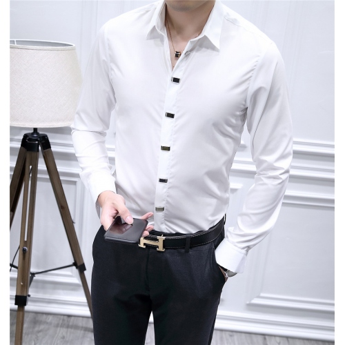 Replica Armani Shirts Long Sleeved For Men #428542 $86.50 USD for Wholesale