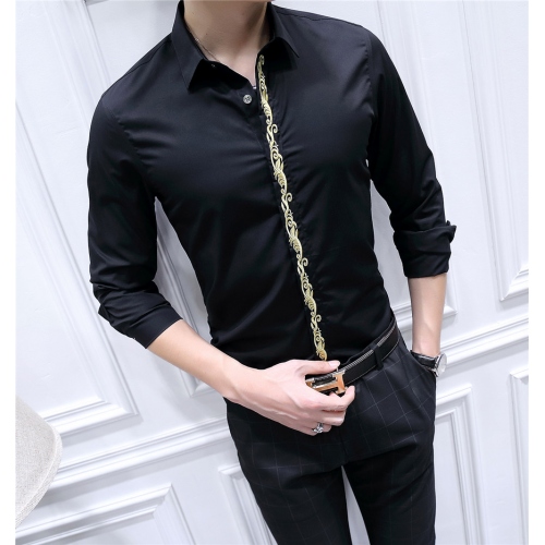 Replica Armani Shirts Long Sleeved For Men #428560 $86.50 USD for Wholesale