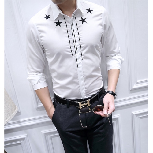 Replica Givenchy shirts Long Sleeved For Men #428607 $86.50 USD for Wholesale