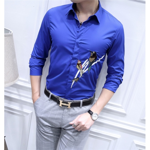 Dolce & Gabbana Shirts Long Sleeved For Men #428626
