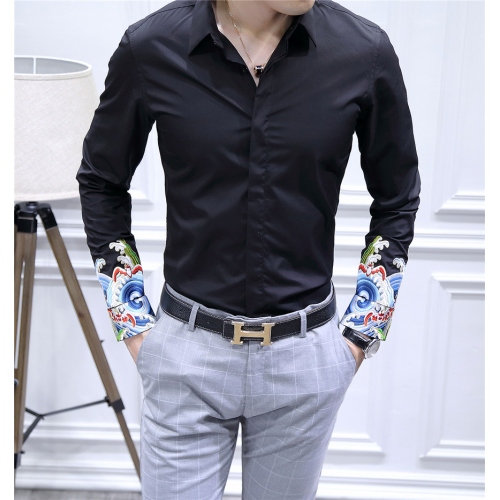 Dolce & Gabbana Shirts Long Sleeved For Men #428639