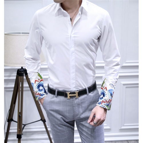 Dolce & Gabbana Shirts Long Sleeved For Men #428640