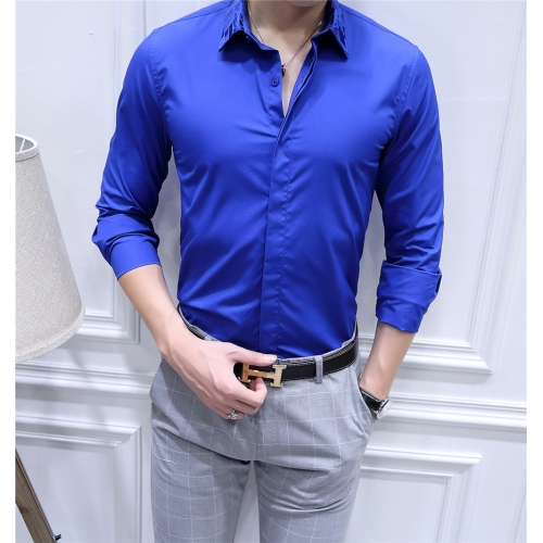 Replica Armani Shirts Long Sleeved For Men #428651 $86.50 USD for Wholesale