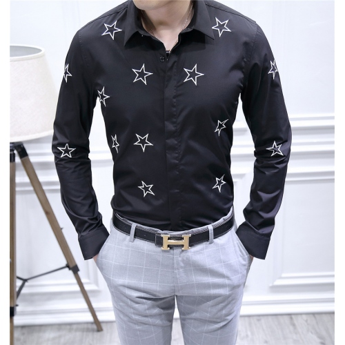 Givenchy shirts Long Sleeved For Men #428670 $86.50 USD, Wholesale Replica Givenchy Shirts