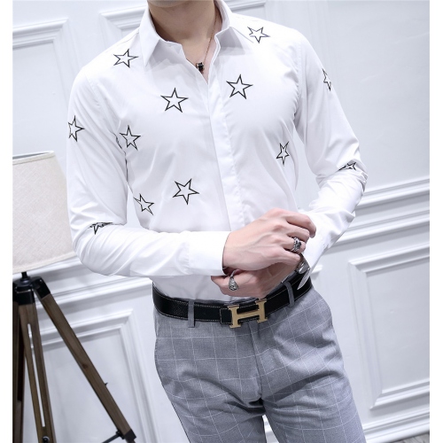 Replica Givenchy shirts Long Sleeved For Men #428671 $86.50 USD for Wholesale