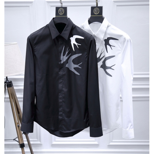 Replica Alexander McQueen shirts Long Sleeved For Men #428675 $86.50 USD for Wholesale