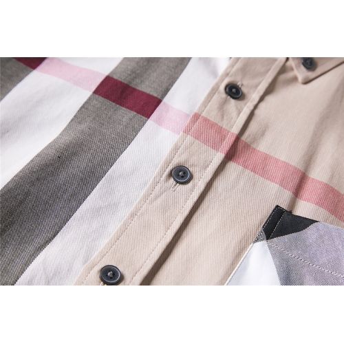 Replica Burberry Shirts Long Sleeved For Men #428728 $40.00 USD for Wholesale