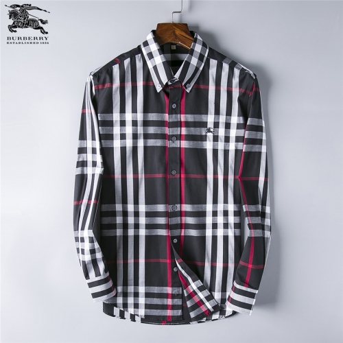 Burberry Shirts Long Sleeved For Men #428743 $38.00 USD, Wholesale Replica Burberry Shirts