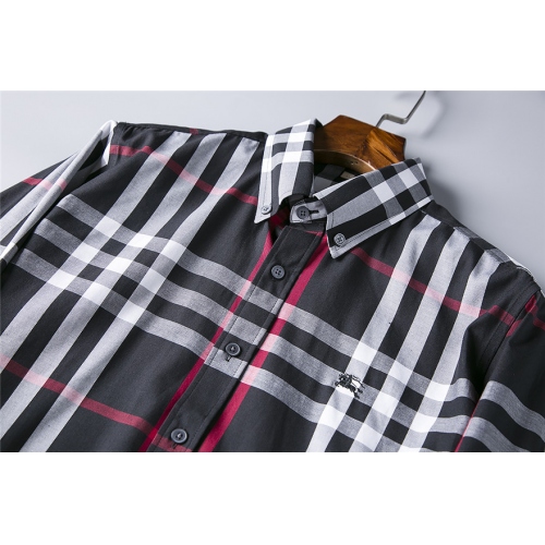 Replica Burberry Shirts Long Sleeved For Men #428743 $38.00 USD for Wholesale