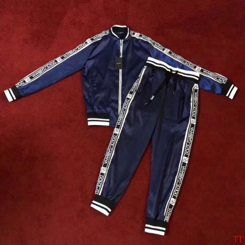 Dolce &amp; Gabbana D&amp;G Tracksuits Long Sleeved For Men #428823 $105.00 USD, Wholesale Replica Dolce &amp; Gabbana D&amp;G Tracksuits
