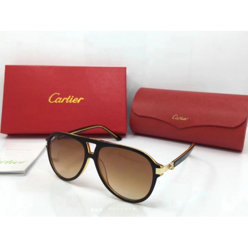 Cartier AAA Quality Sunglasses #430368 $50.00 USD, Wholesale Replica Cartier AAA Quality Sunglassess