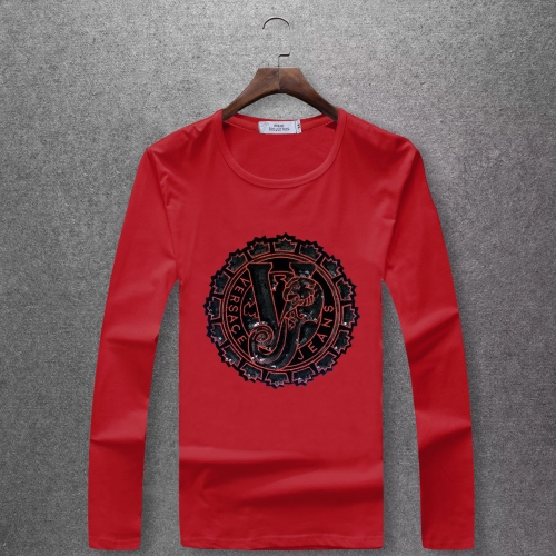 Versace T-Shirts Long Sleeved For Men #432367 $31.50 USD, Wholesale Replica Versace T-Shirts