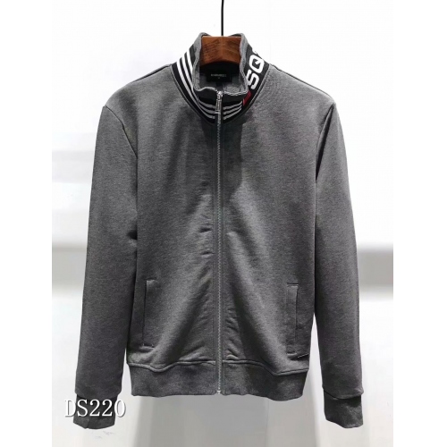 Dsquared Hoodies Long Sleeved For Men #433691 $48.00 USD, Wholesale Replica Dsquared Hoodies