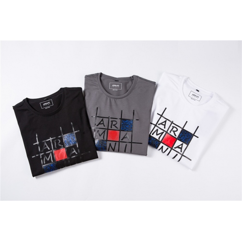 Replica Armani T-Shirts Long Sleeved For Men #435540 $37.90 USD for Wholesale