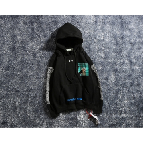 Replica Off-White Hoodies Long Sleeved For Men #435725 $41.00 USD for Wholesale