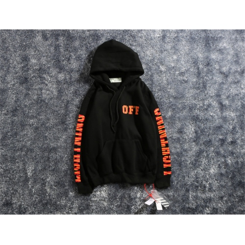 Replica Off-White Hoodies Long Sleeved For Men #435726 $41.00 USD for Wholesale