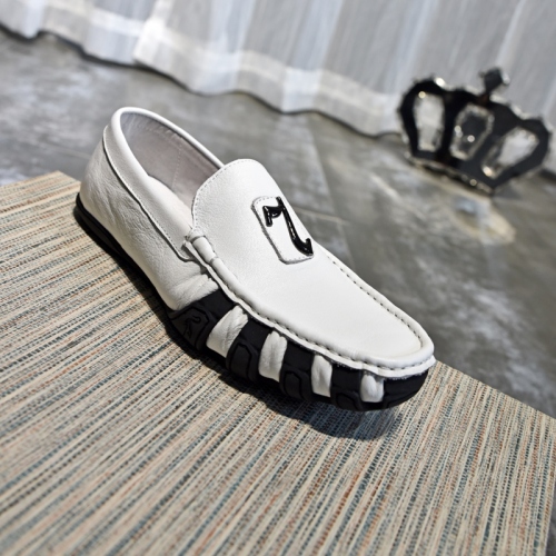 Prada Leather Shoes For Men #435728 $88.00 USD, Wholesale Replica Prada Leather Shoes