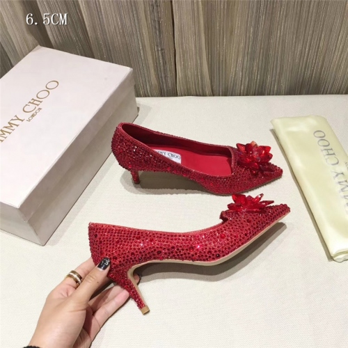 Replica Jimmy Choo High-Heeled Shoes For Women #436558 $91.00 USD for Wholesale