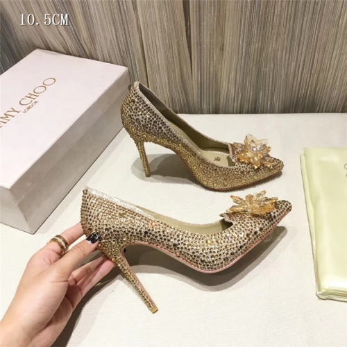 Jimmy Choo High-Heeled Shoes For Women #436575 $91.00 USD, Wholesale Replica Jimmy Choo High-Heeled Shoes