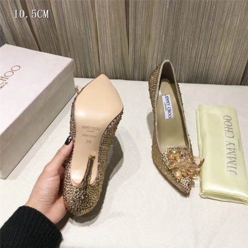 Replica Jimmy Choo High-Heeled Shoes For Women #436575 $91.00 USD for Wholesale