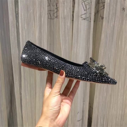 Replica Jimmy Choo Flat Shoes For Women #436597 $91.00 USD for Wholesale