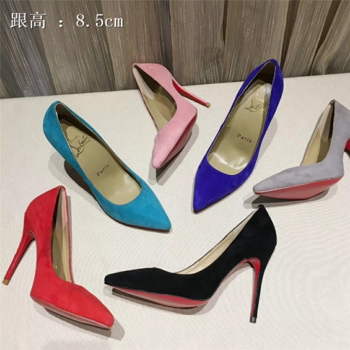 Replica Christian Louboutin CL High-heeled Shoes For Women #436614 $82.50 USD for Wholesale