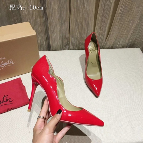 Replica Christian Louboutin CL High-heeled Shoes For Women #436666 $82.50 USD for Wholesale