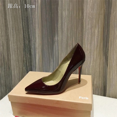 Replica Christian Louboutin CL High-heeled Shoes For Women #436774 $87.00 USD for Wholesale
