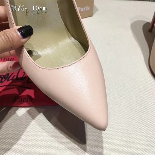 Replica Christian Louboutin CL High-heeled Shoes For Women #436807 $87.00 USD for Wholesale