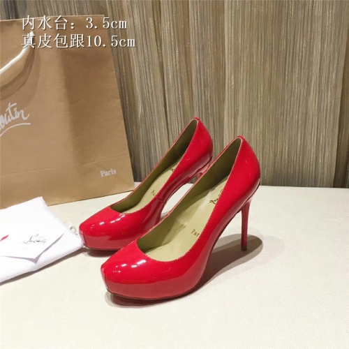Christian Louboutin CL High-heeled Shoes For Women #436814 $84.00 USD, Wholesale Replica Christian Louboutin High-heeled shoes