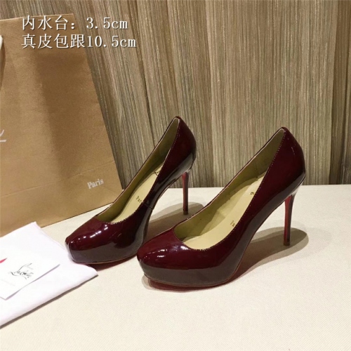 Christian Louboutin CL High-heeled Shoes For Women #436816 $84.00 USD, Wholesale Replica Christian Louboutin High-heeled shoes