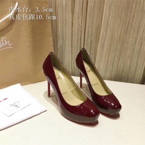 Replica Christian Louboutin CL High-heeled Shoes For Women #436816 $84.00 USD for Wholesale