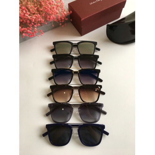 Replica Salvatore Ferragamo AAA Quality Sunglasses #437796 $70.00 USD for Wholesale