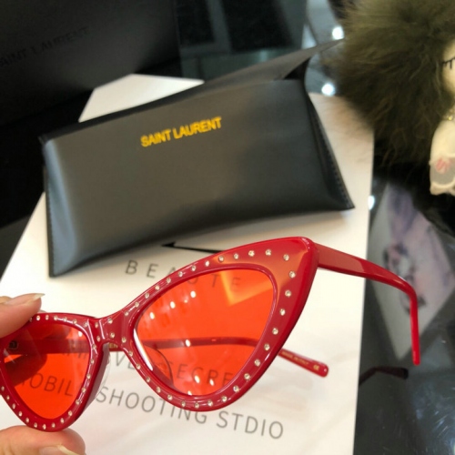 Yves Saint Laurent AAA Quality Sunglasses #437802 $70.00 USD, Wholesale Replica Yves Saint Laurent YSL AAA Quality Sunglasses
